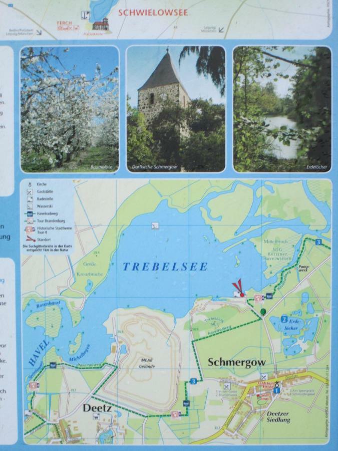 Herberge Im "Alten Pfarrhaus" In Schmergow Am Havel-Radweg ภายนอก รูปภาพ